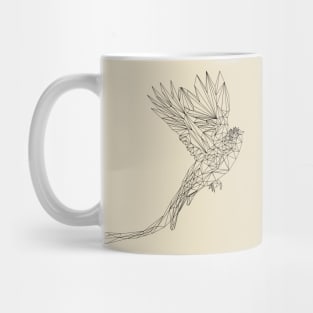 Geometric Quetzal Outline Mug